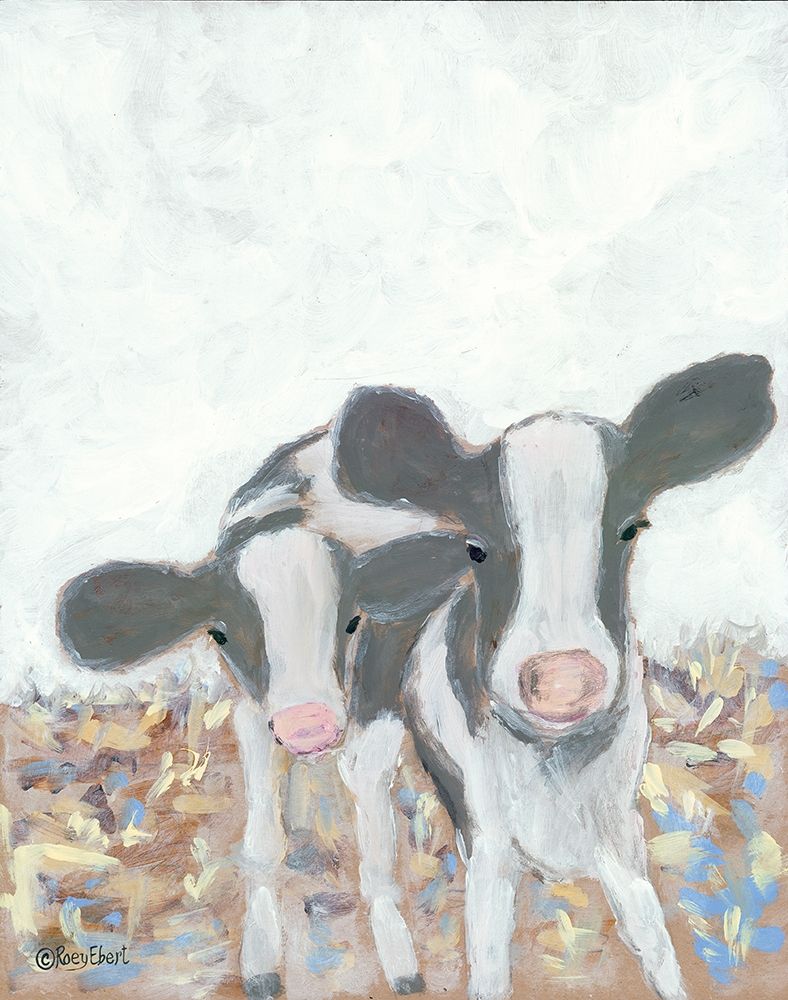 Calf Siblings art print by Roey Ebert for $57.95 CAD