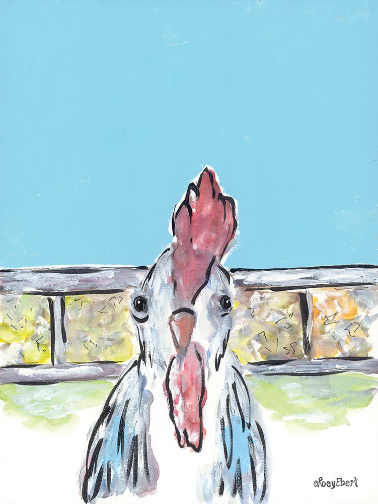 Cluck Cluck art print by Roey Ebert for $57.95 CAD