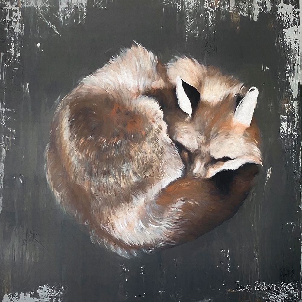 Sleeping Fox No. 11 art print by Suzi Redman for $57.95 CAD