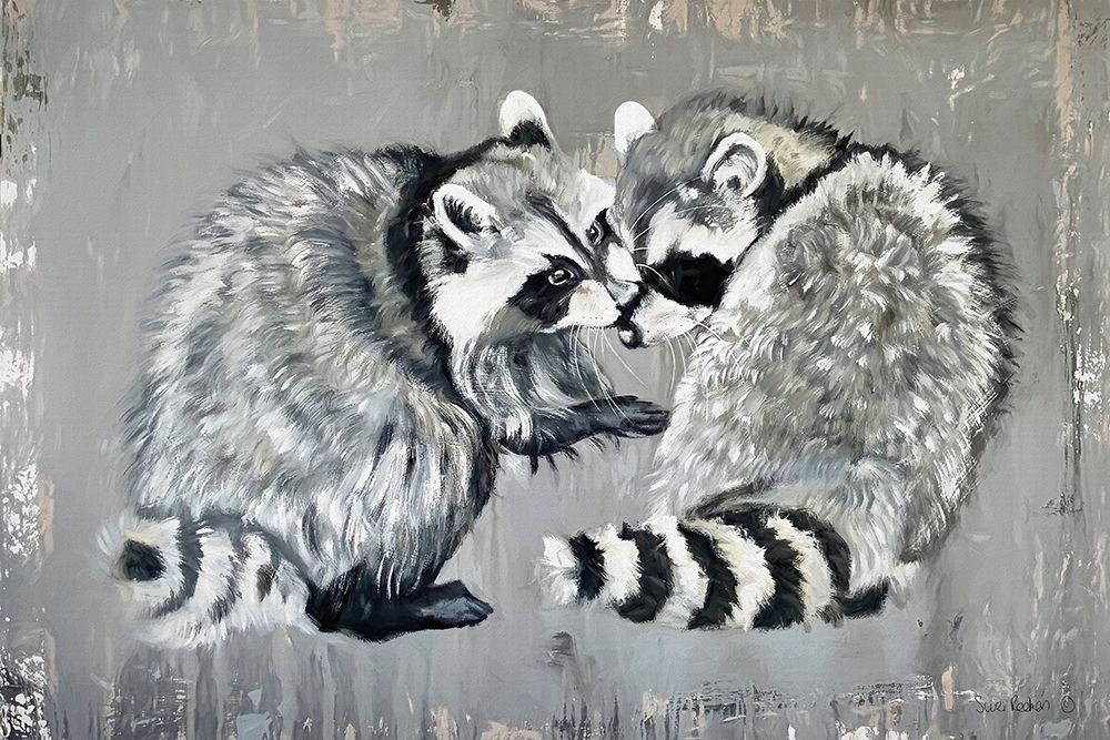 Two Raccoons art print by Suzi Redman for $57.95 CAD