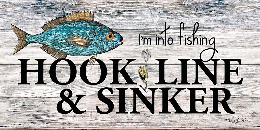 Hook, Line and Sinker art print by Robin-Lee Vieira for $57.95 CAD