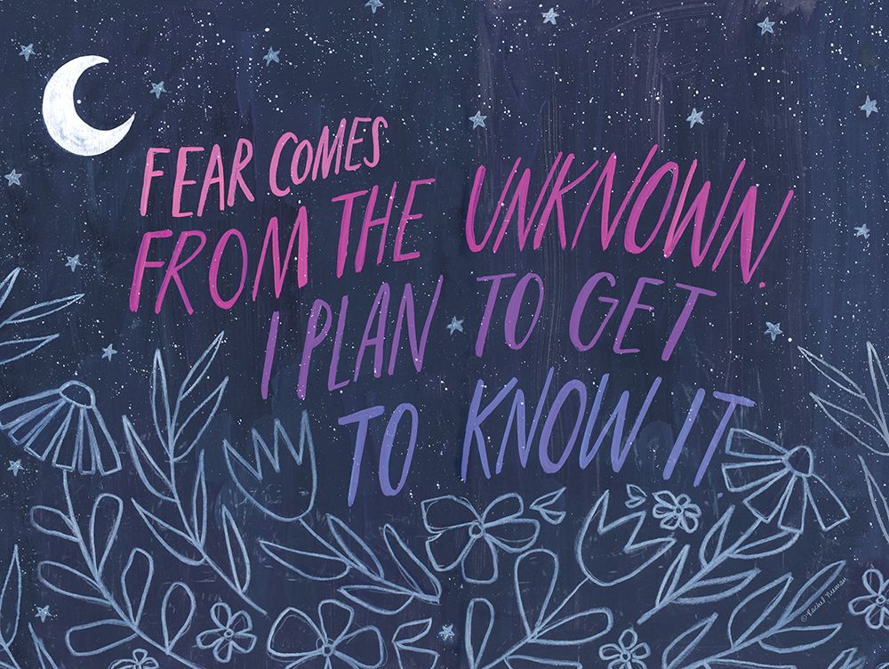 Fear Comes From the Unknown art print by Rachel Nieman for $57.95 CAD