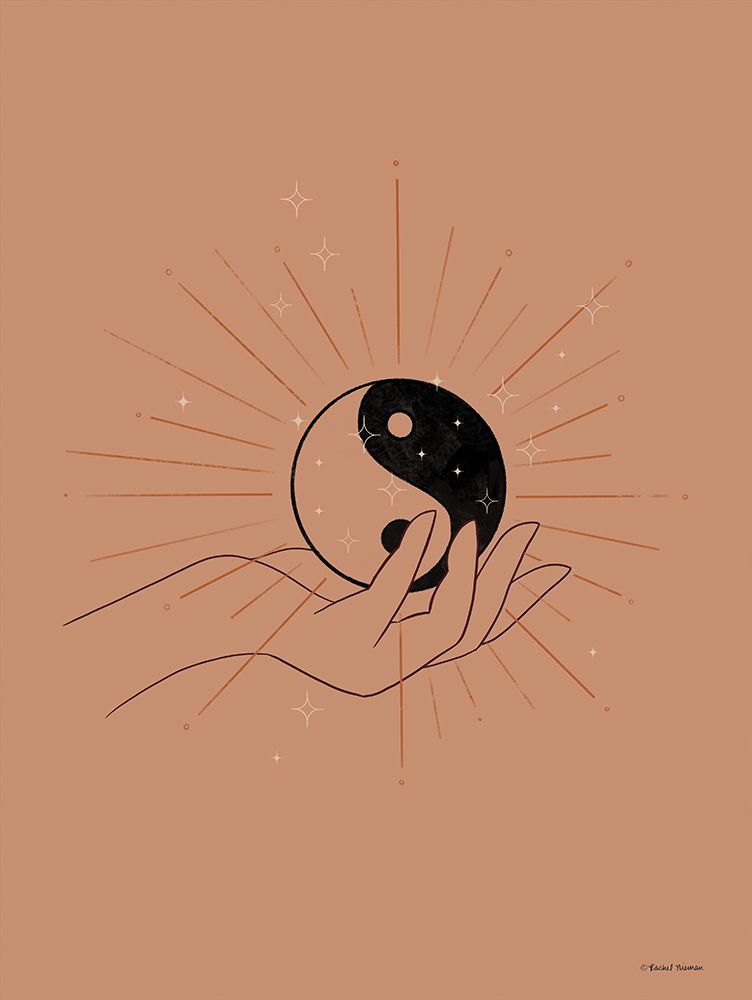 Embrace the Yin and Yang art print by Rachel Nieman for $57.95 CAD