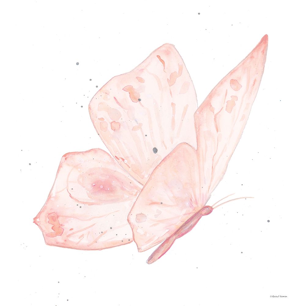 Pink Butterfly 1 art print by Rachel Nieman for $57.95 CAD