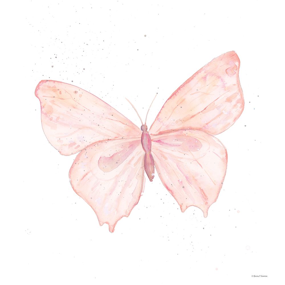 Pink Butterfly 2 art print by Rachel Nieman for $57.95 CAD