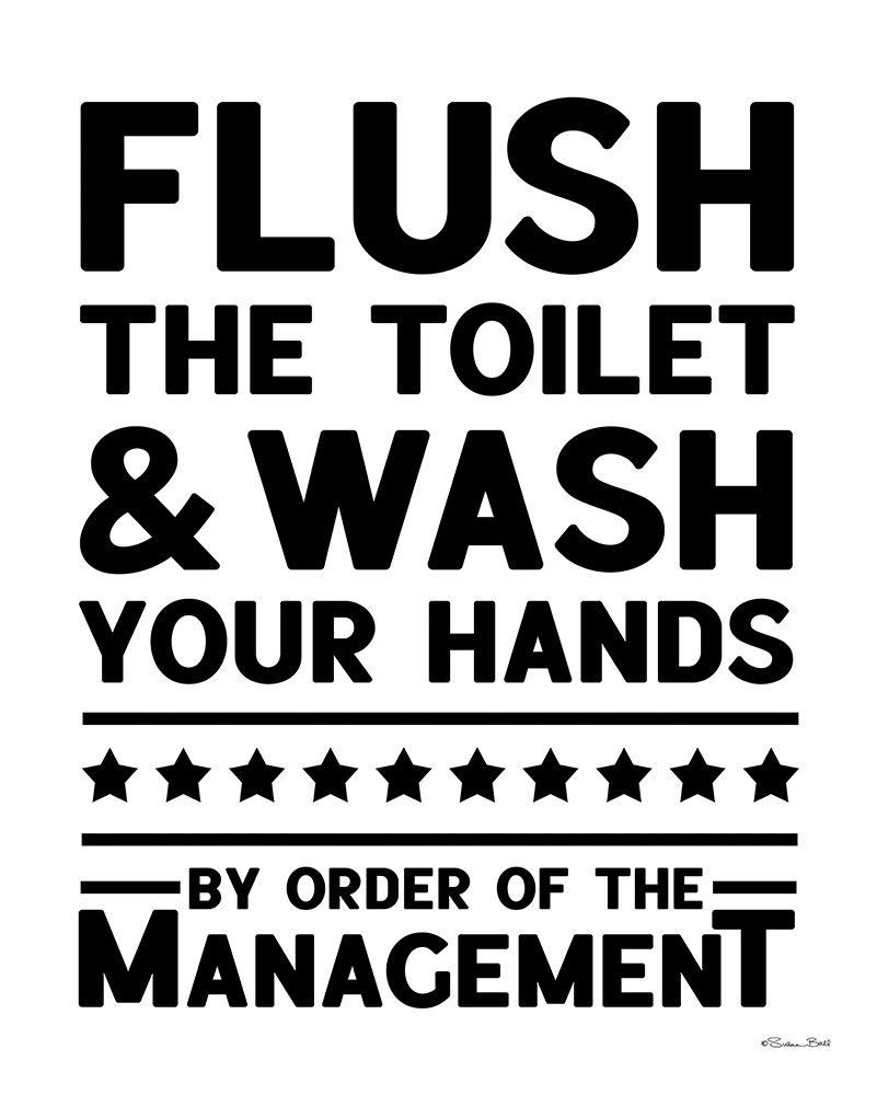 Flush the Toilet art print by Susan Ball for $57.95 CAD