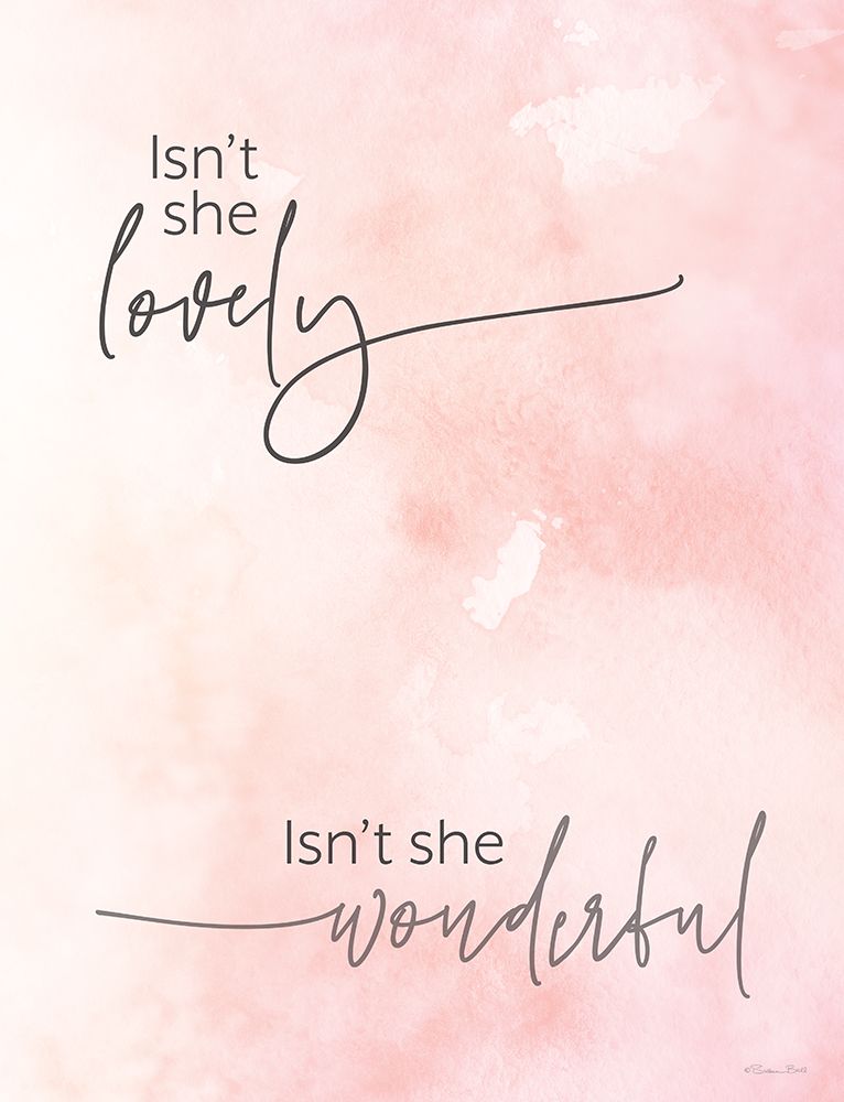 Isnt She Lovely art print by Susan Ball for $57.95 CAD