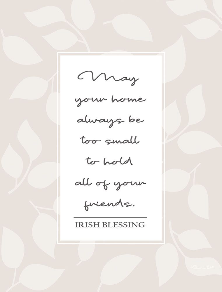Irish Blessing art print by Susan Ball for $57.95 CAD