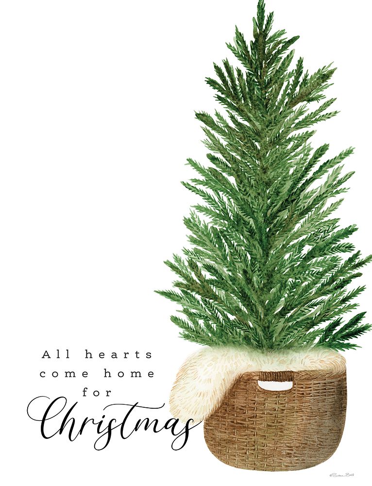All Hearts Come Home For Christmas art print by Susan Ball for $57.95 CAD