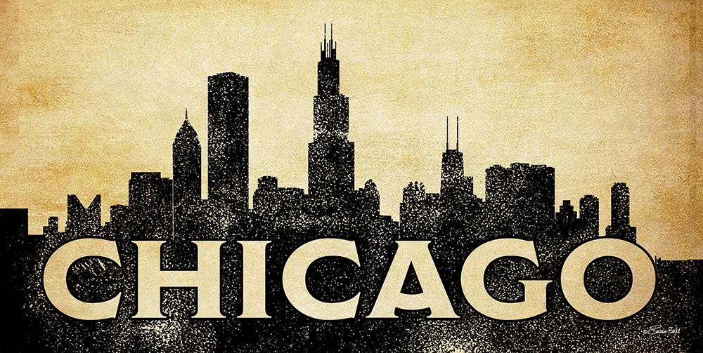 Chicago Skyline art print by Susan Ball for $57.95 CAD