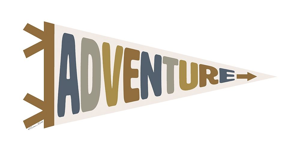 Adventure Pennant art print by Susan Ball for $57.95 CAD