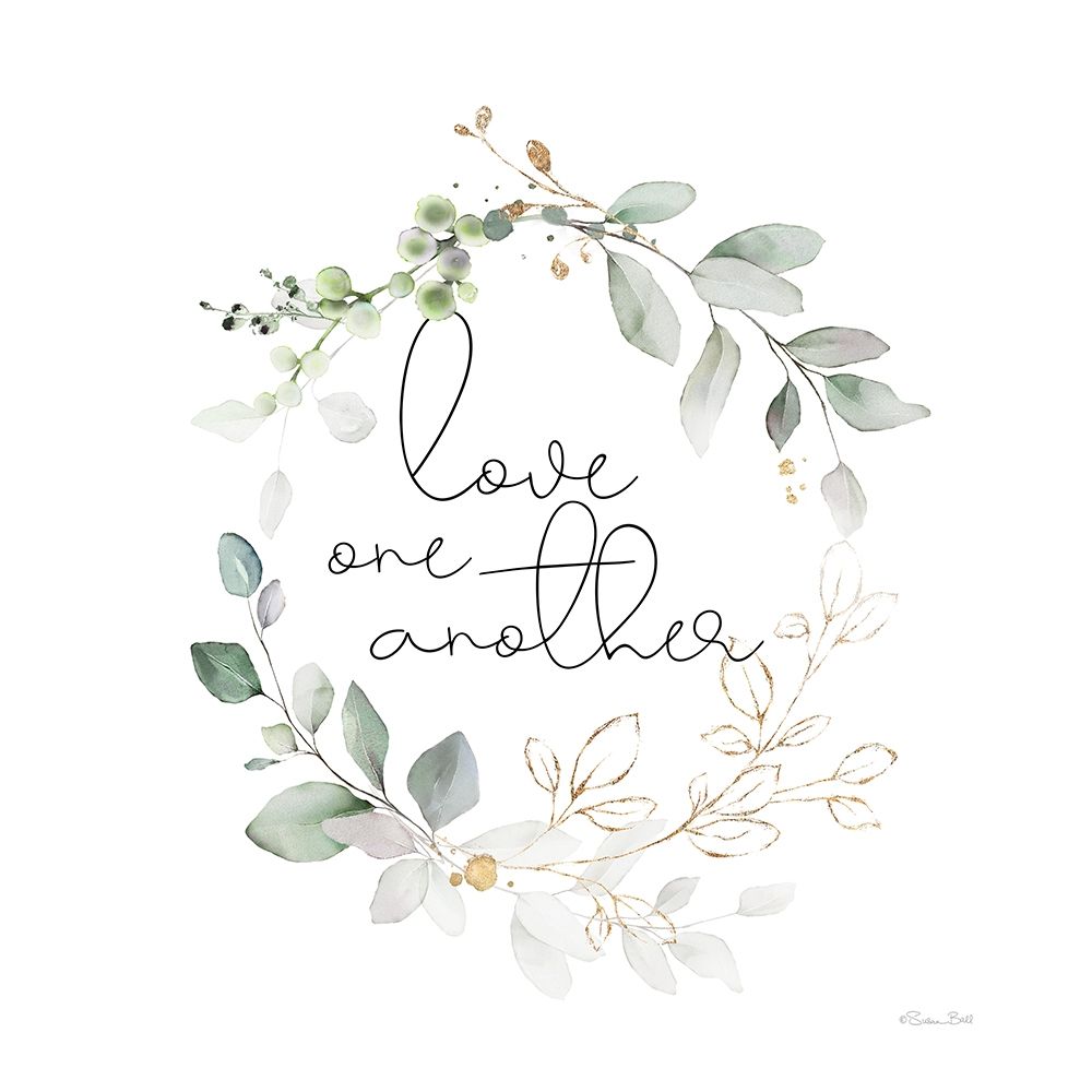 Love One Another   art print by Susan Ball for $57.95 CAD