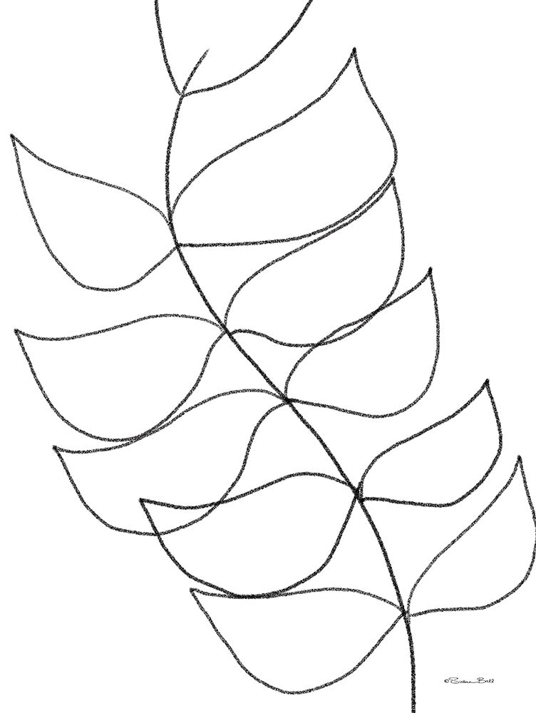 Leaf Sketch 1 art print by Susan Ball for $57.95 CAD