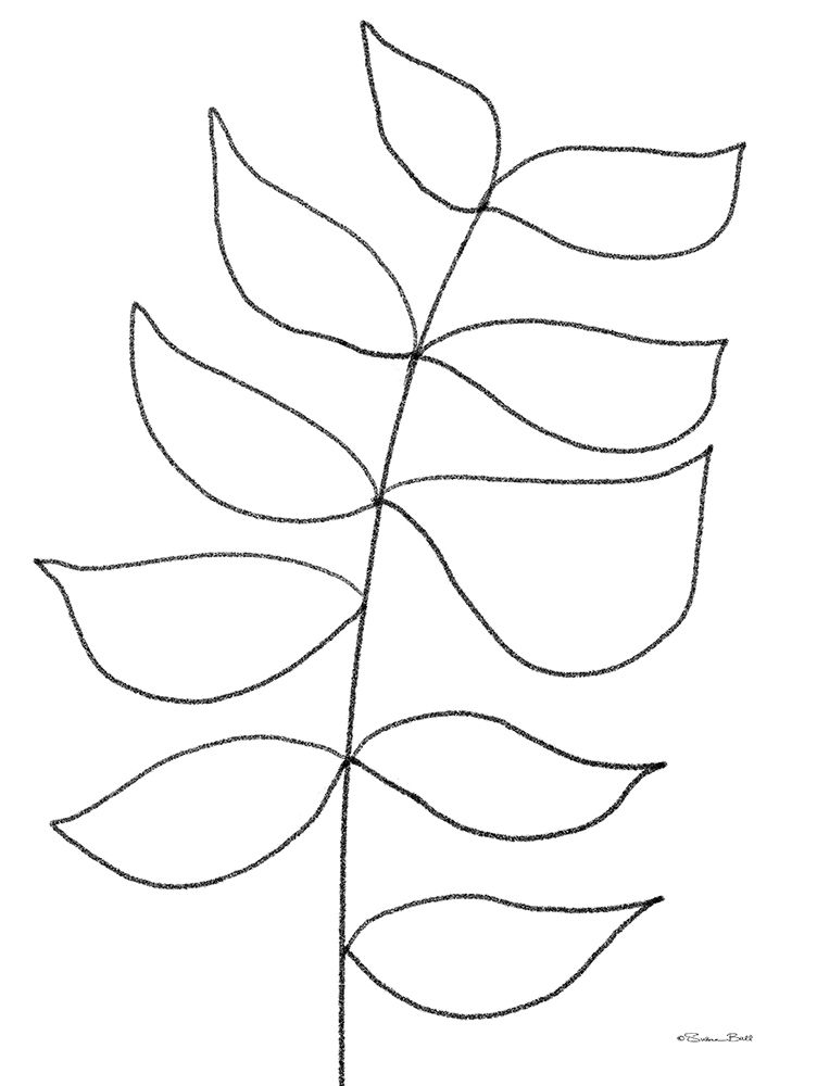 Leaf Sketch 3 art print by Susan Ball for $57.95 CAD