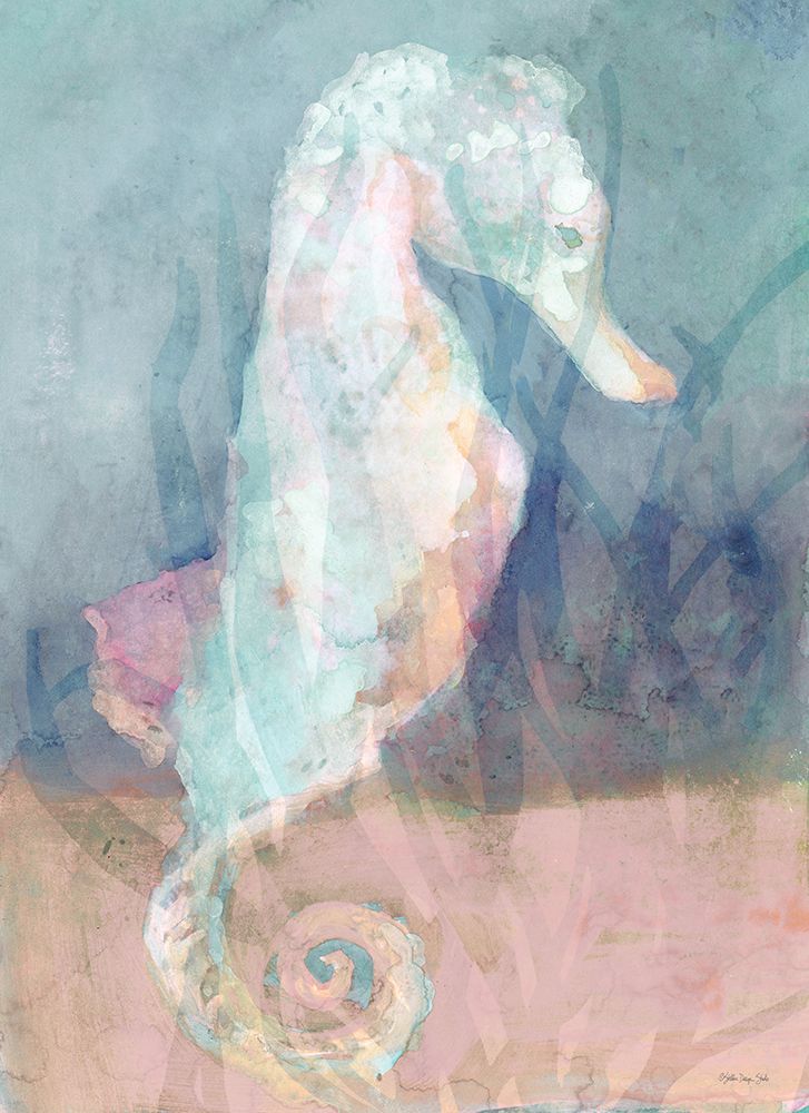 Seahorse I art print by Stellar Design Studio for $57.95 CAD