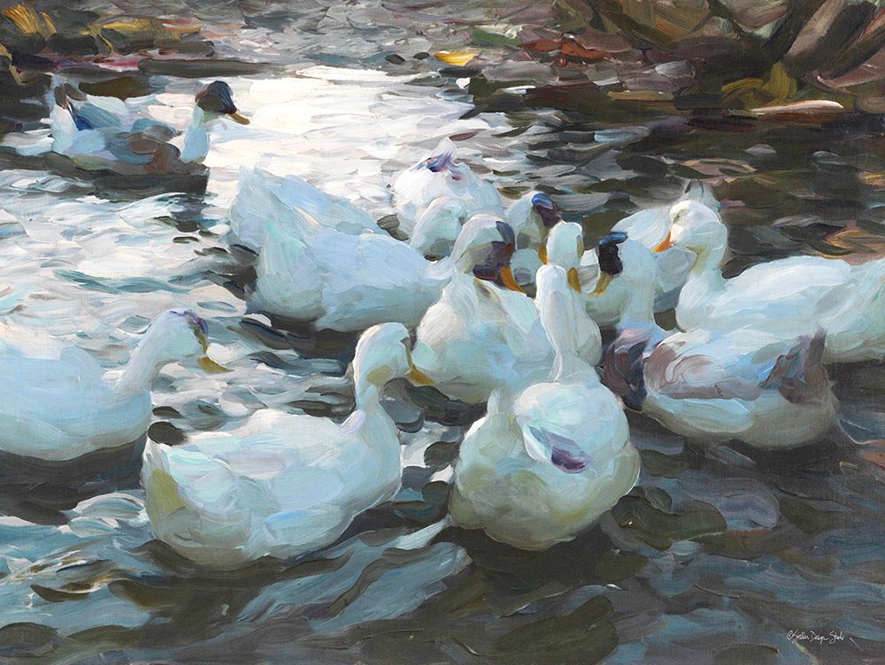 Ducks by the Lake 3 art print by Stellar Design Studio for $57.95 CAD