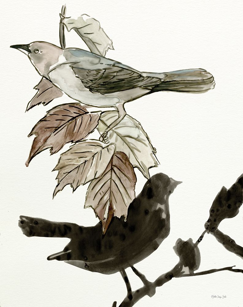 Layered Bird Composition 2 art print by Stellar Design Studio for $57.95 CAD