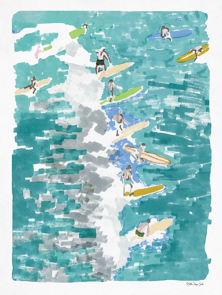 Surfs Up 1 art print by Stellar Design Studio for $57.95 CAD