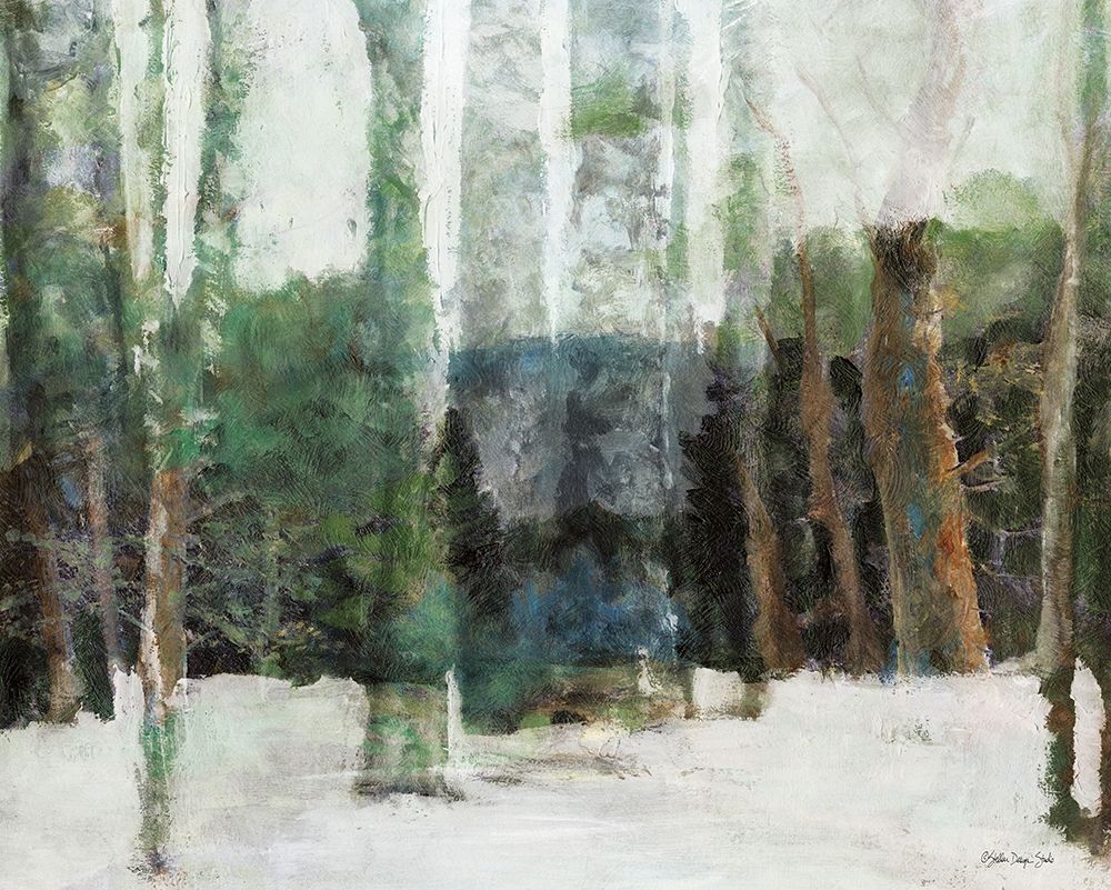 Winter Forest art print by Stellar Design Studio for $57.95 CAD