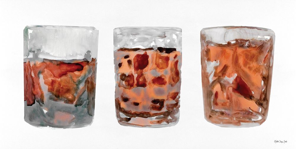Bourbon Glasses 2 art print by Stellar Design Studio for $57.95 CAD