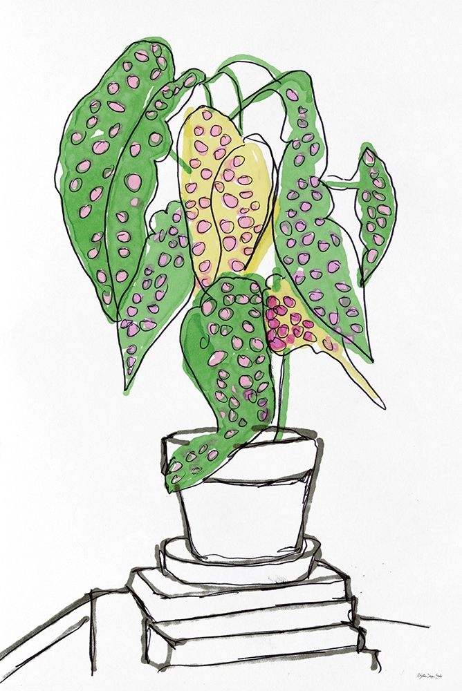House Plant Study II art print by Stellar Design Studio for $57.95 CAD