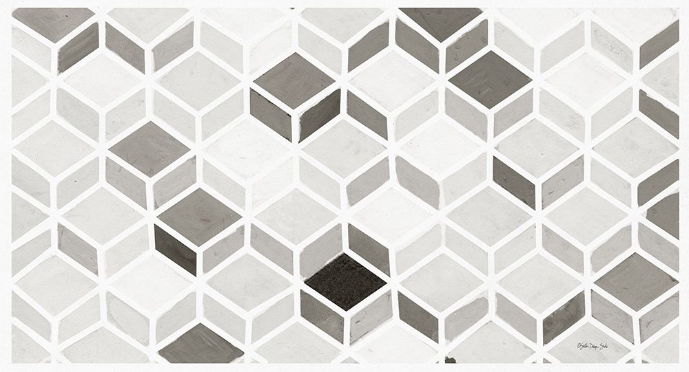 White and Gray Pattern     art print by Stellar Design Studio for $57.95 CAD