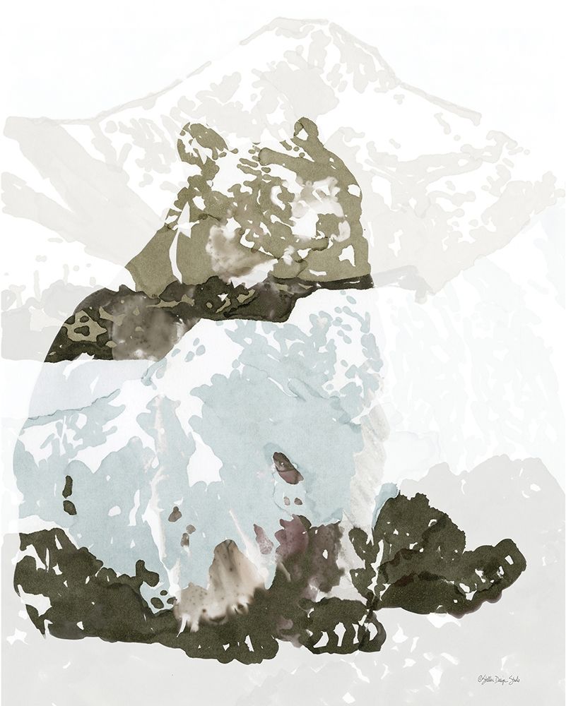 Bear Impression 2 art print by Stellar Design Studio for $57.95 CAD