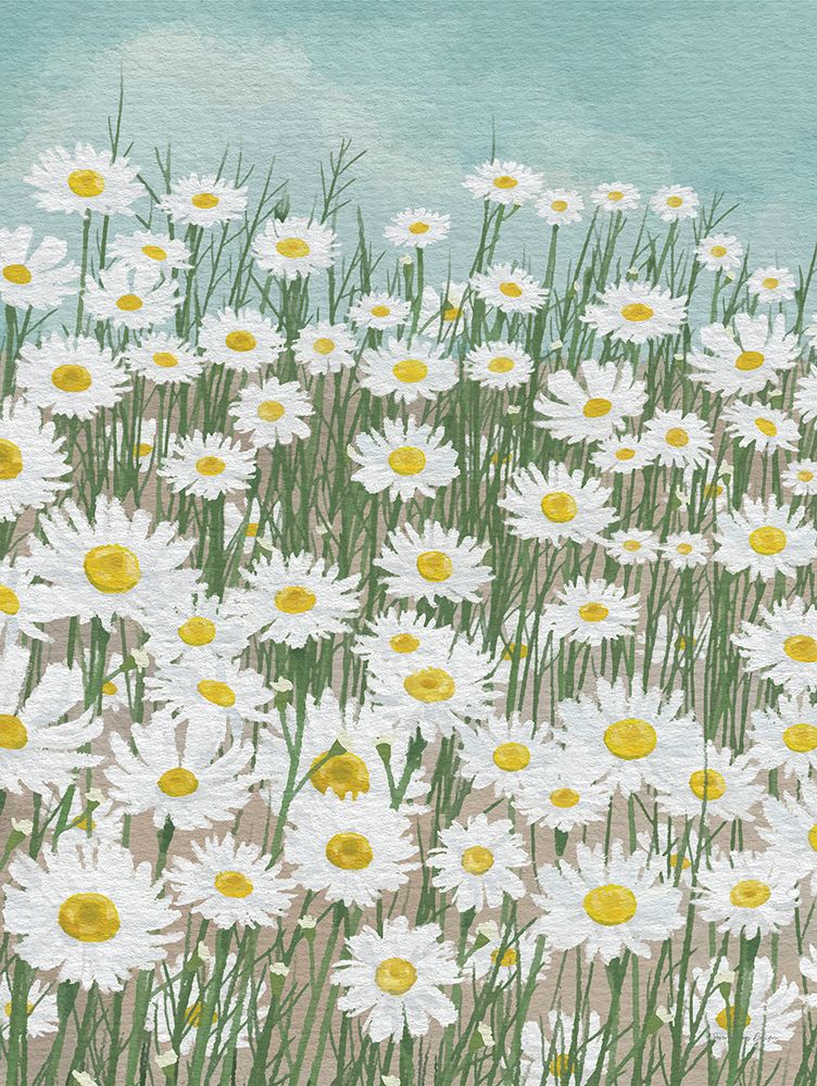 Daisies in the Sky art print by Seven Trees Design for $57.95 CAD