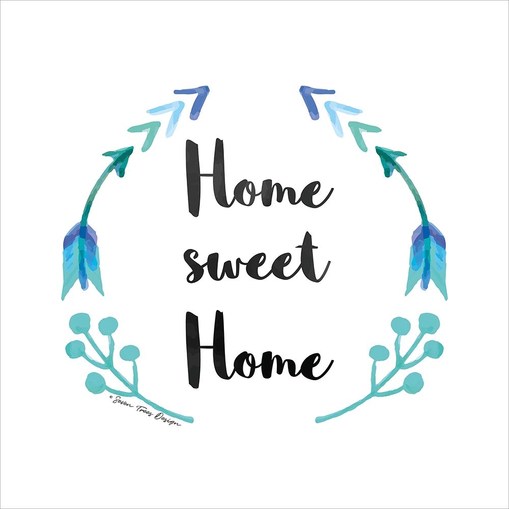Home Sweet Home art print by Seven Trees Design for $57.95 CAD