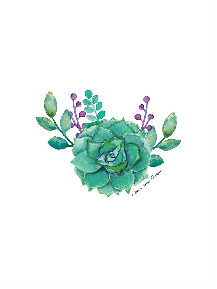 Succulent Plant II art print by Seven Trees Design for $57.95 CAD