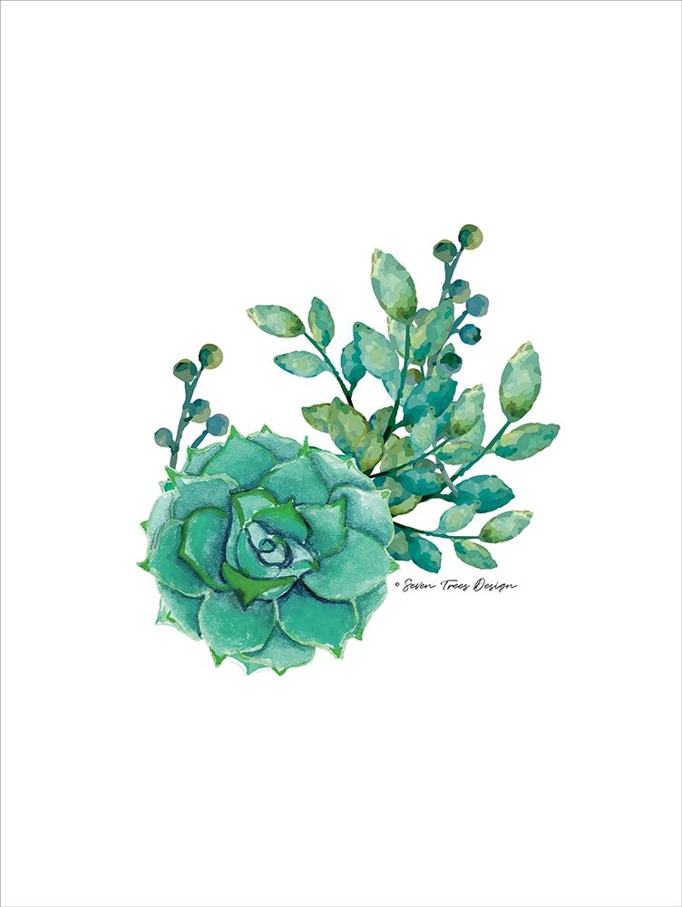 Succulent Plant III art print by Seven Trees Design for $57.95 CAD