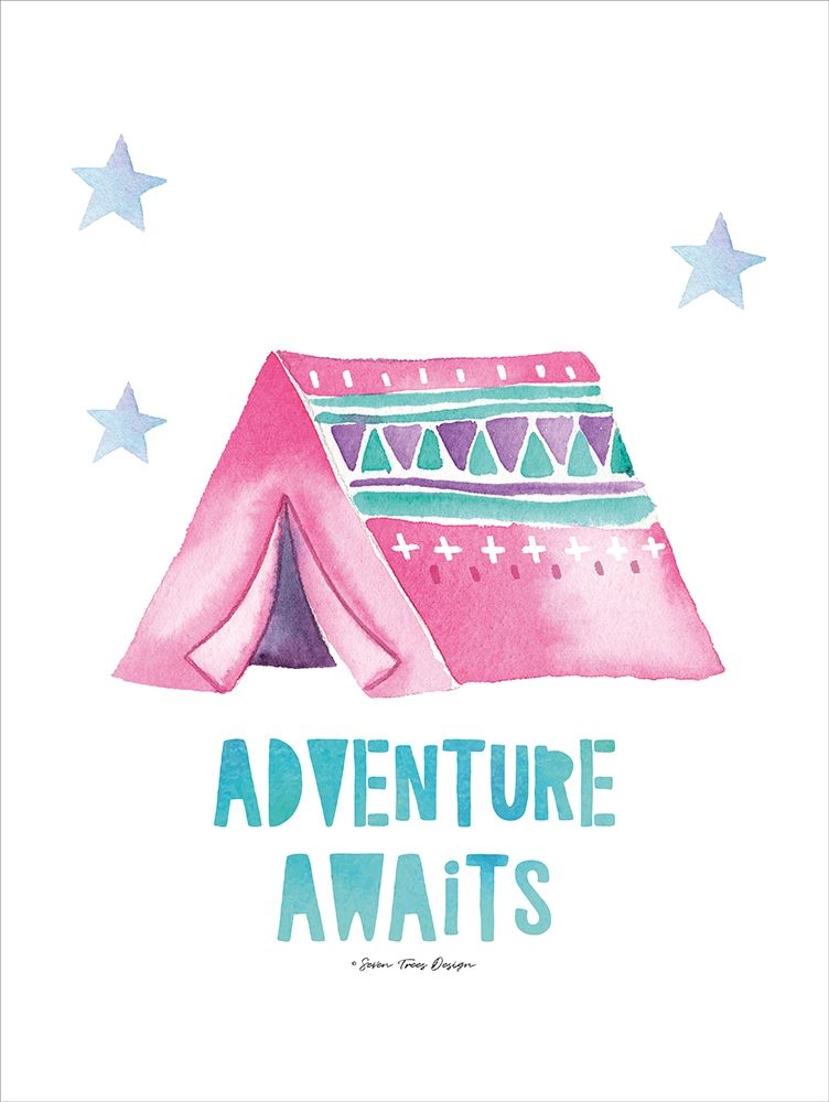Adventure Awaits art print by Seven Trees Design for $57.95 CAD