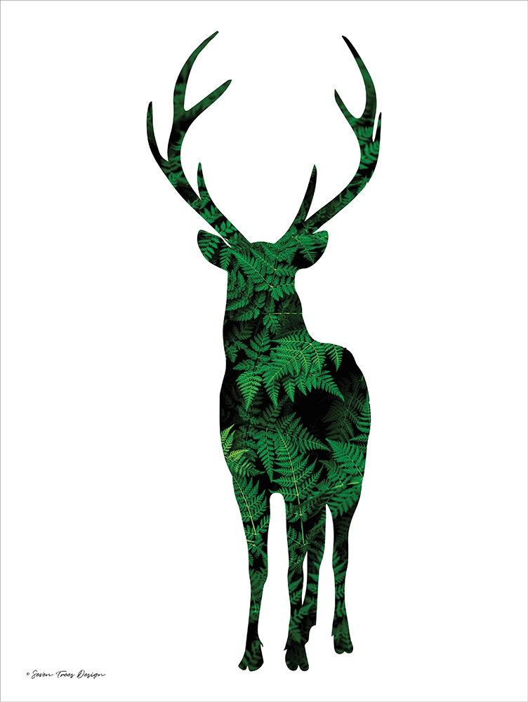 Forest Deer I art print by Seven Trees Design for $57.95 CAD