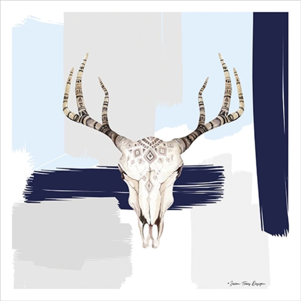 Colored Steer Head I art print by Seven Trees Design for $57.95 CAD