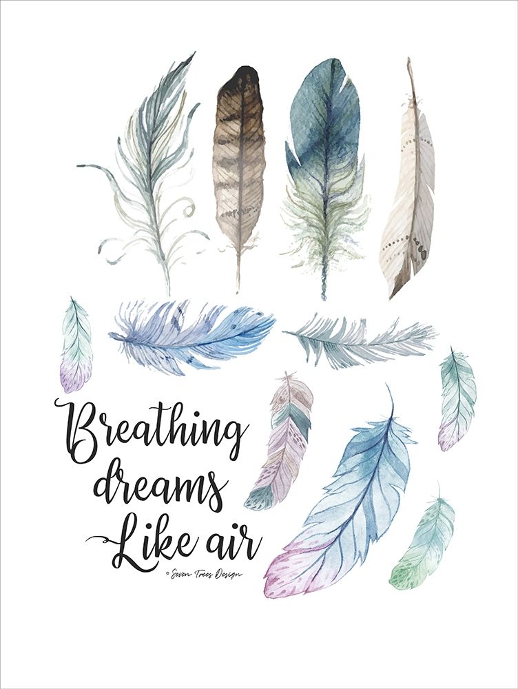 Breathing Dreams Like Air art print by Seven Trees Design for $57.95 CAD