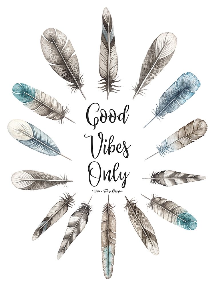 Good Vibes Only art print by Seven Trees Design for $57.95 CAD