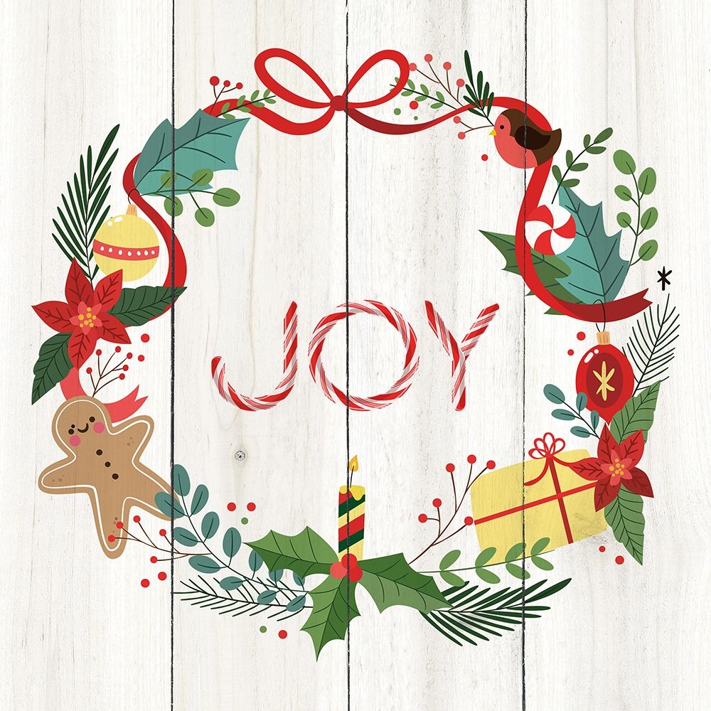 Peppermint Joy   art print by Seven Trees Design for $57.95 CAD
