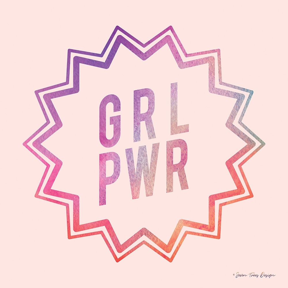 Girl Power II art print by Seven Trees Design for $57.95 CAD