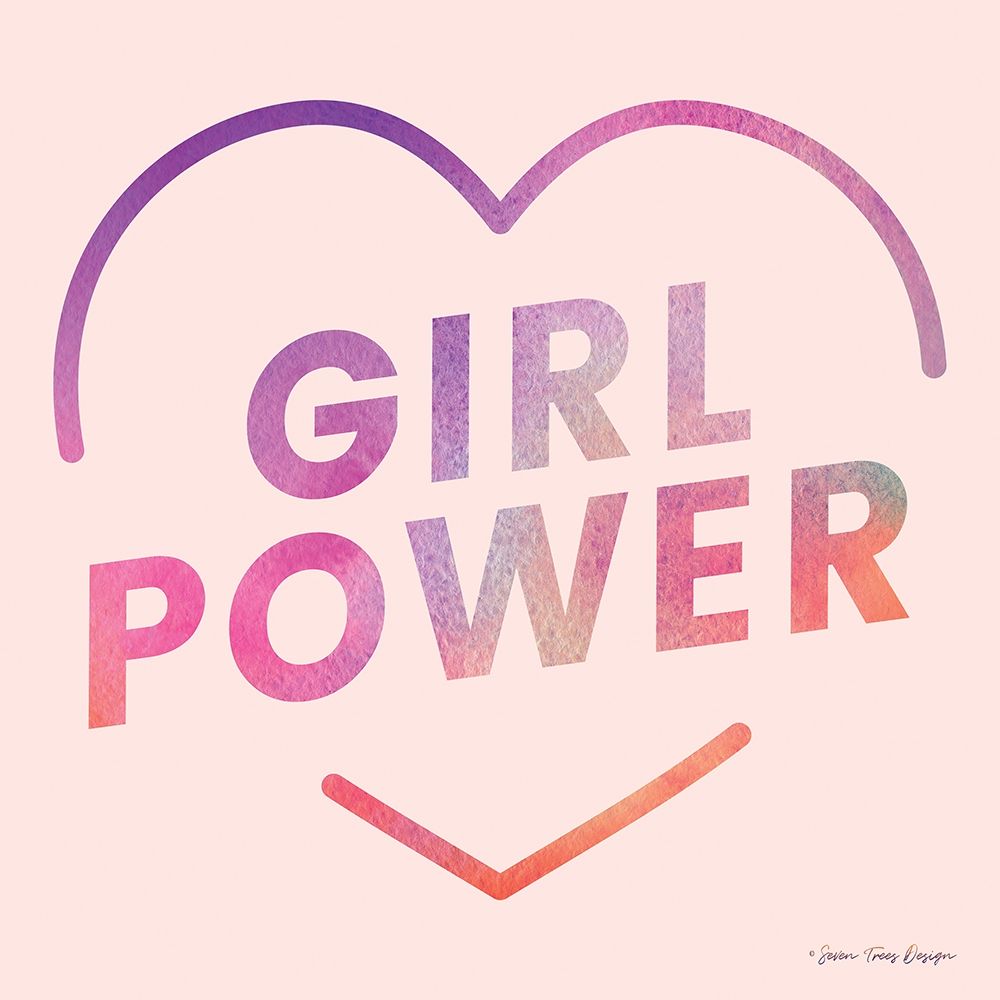 Girl Power III art print by Seven Trees Design for $57.95 CAD