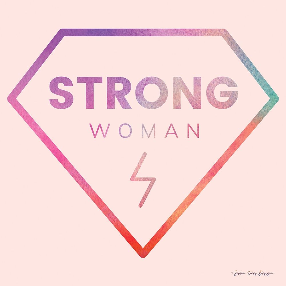 Strong Woman art print by Seven Trees Design for $57.95 CAD