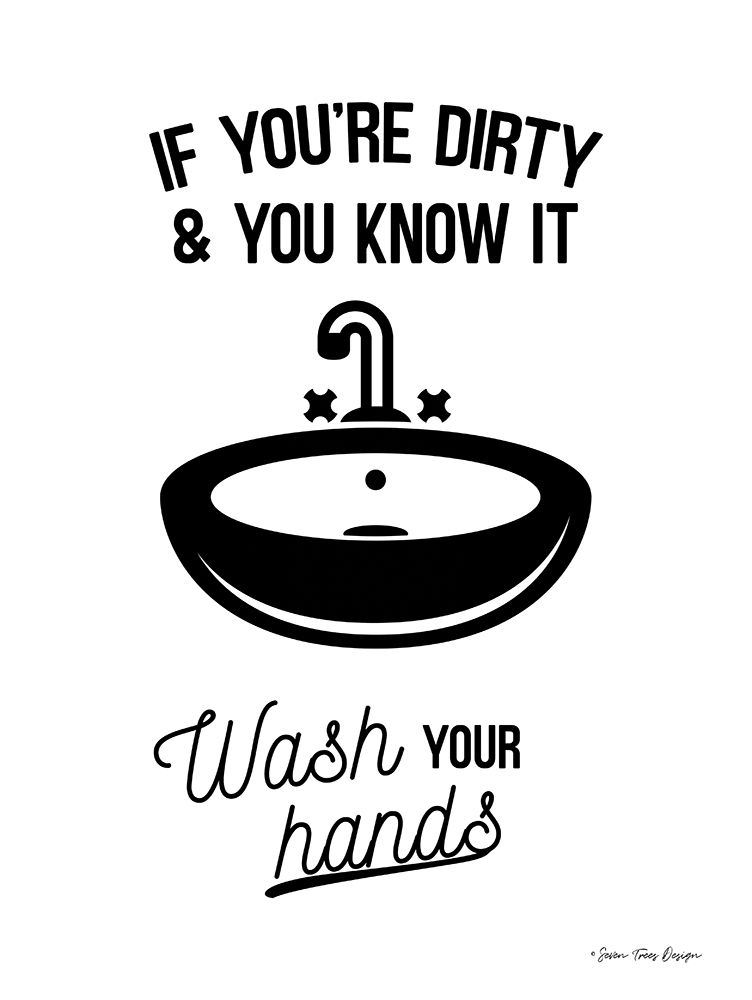 Wash Your Hands art print by Seven Trees Design for $57.95 CAD