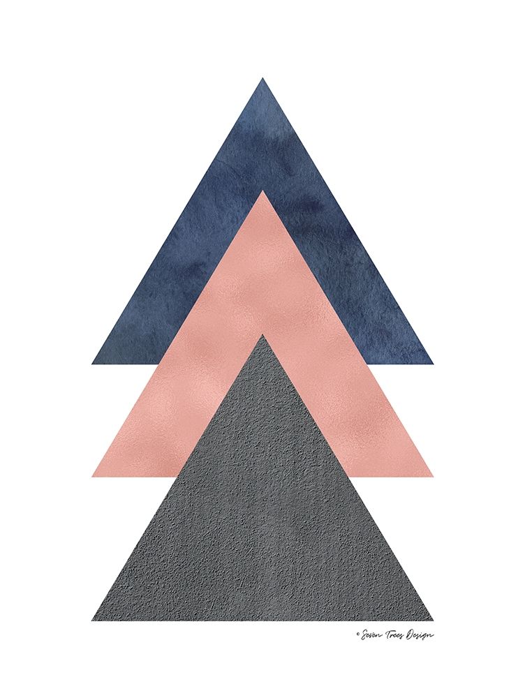 Triangles I art print by Seven Trees Design for $57.95 CAD