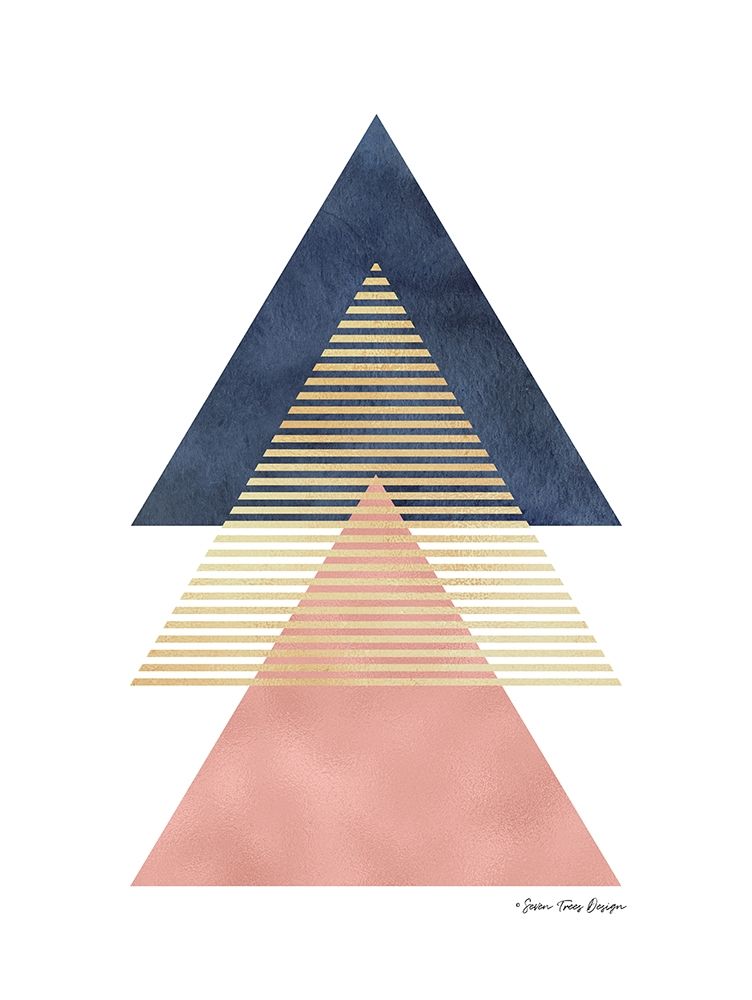 Triangles II art print by Seven Trees Design for $57.95 CAD