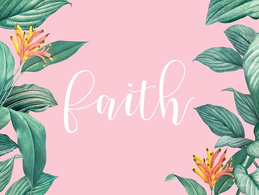 Pink Faith art print by Seven Trees Design for $57.95 CAD