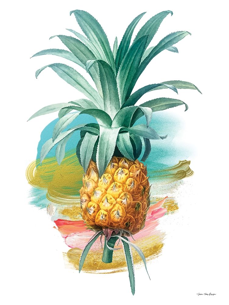 Pineapple I art print by Seven Trees Design for $57.95 CAD