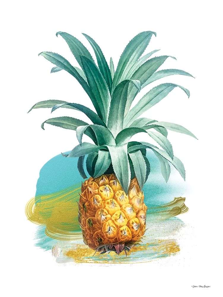 Pineapple II art print by Seven Trees Design for $57.95 CAD