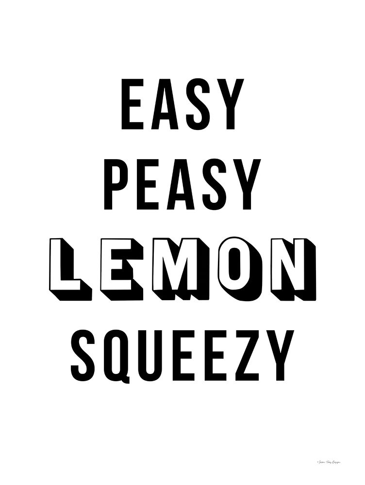 Easy Peasy Lemon Squeezy art print by Seven Trees Design for $57.95 CAD
