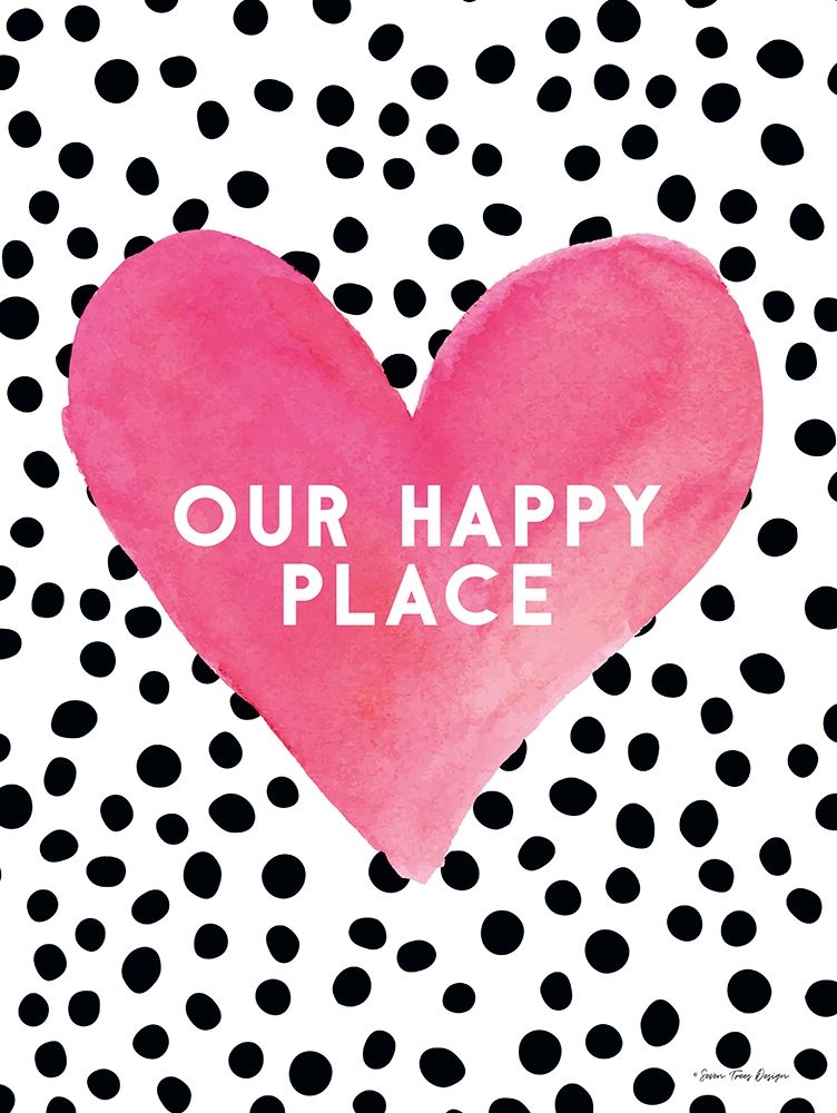 Our Happy Place art print by Seven Trees Design for $57.95 CAD