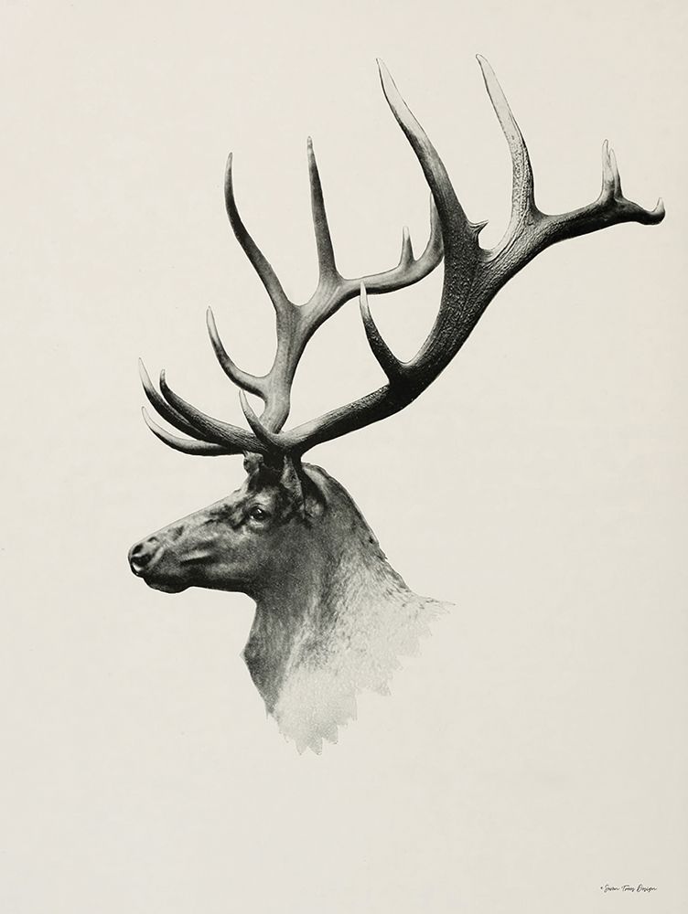 Mountain Reindeer    art print by Seven Trees Design for $57.95 CAD