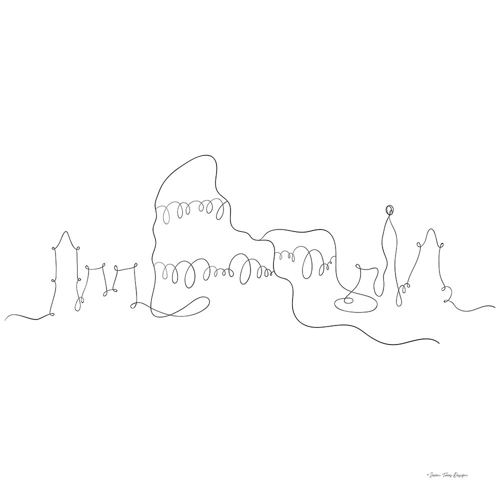 One Line Rome art print by Seven Trees Design for $57.95 CAD